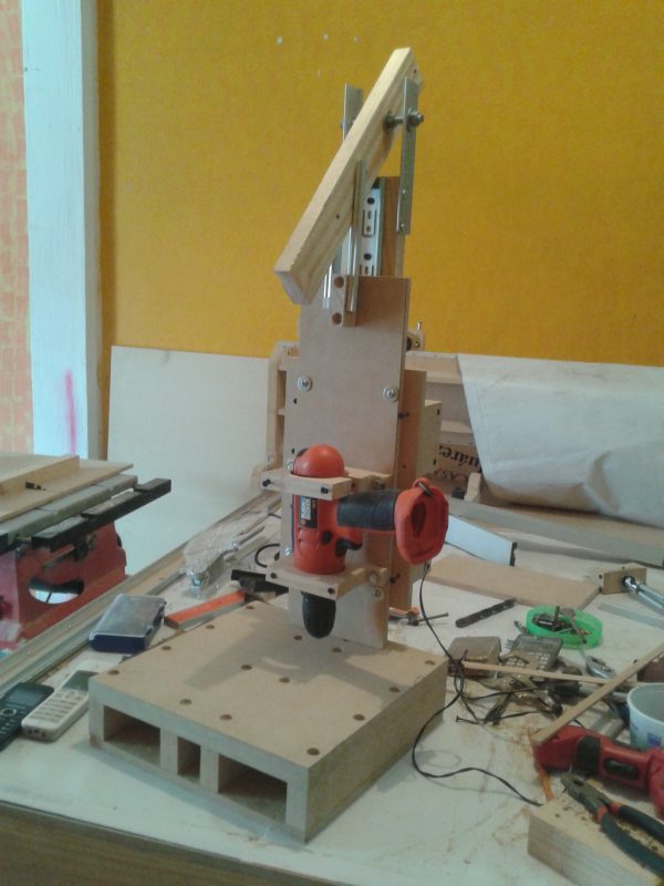 Soporte para Taladro BANCO CASERO (PLANOS) - Imagen 3