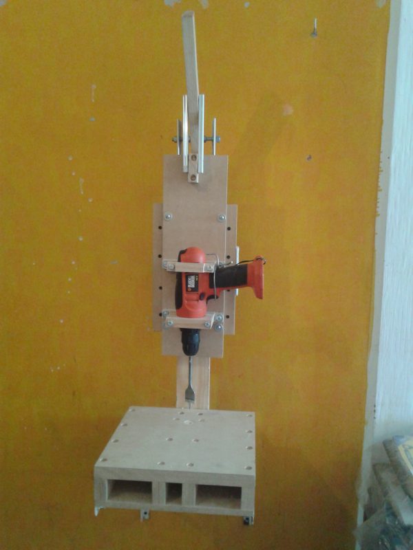 Soporte para Taladro BANCO CASERO (PLANOS)