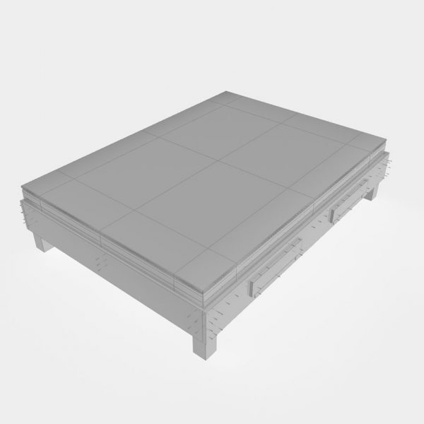 Base de cama (Modelo 3D) ***Precios en Dolares*** - Imagen 6