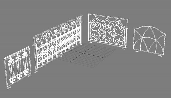 Barandales Artísticos 3DMax 2011 - Imagen 3