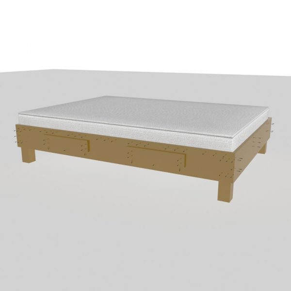 Base de cama (Modelo 3D) ***Precios en Dolares*** - Imagen 4