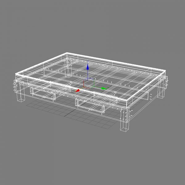 Base de cama (Modelo 3D) ***Precios en Dolares*** - Imagen 3
