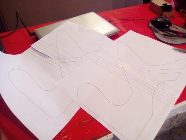 Soporte para guitarra o bajo eléctrico (PLANOS PARA CONSTRUIR) - Imagen 2
