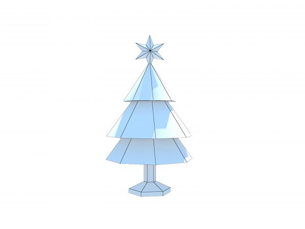 Árbol de navidad decoración (Papercraft) - Imagen 6