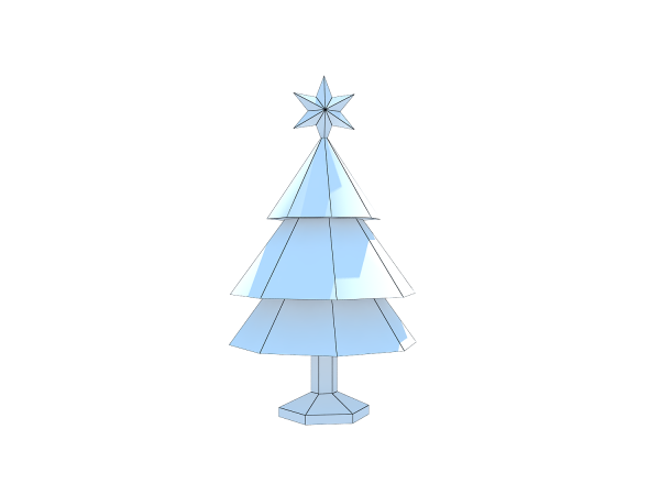 Árbol de navidad decoración (Papercraft) - Imagen 7