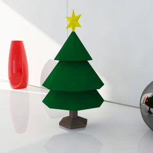 Árbol de navidad decoración (Papercraft)