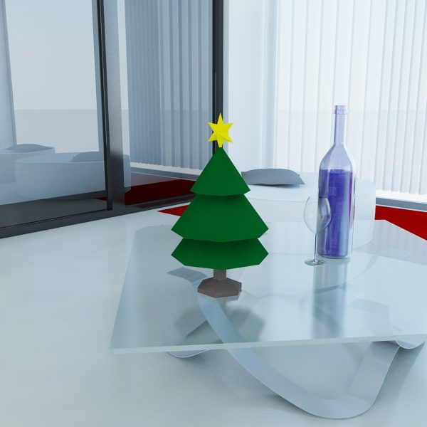 Árbol de navidad decoración (Papercraft) - Imagen 2