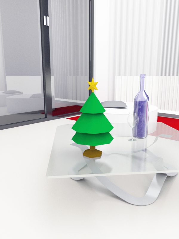 Árbol de navidad decoración (Papercraft) - Imagen 3