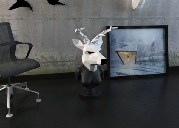 Máscara Venado Papercraft - Imagen 5