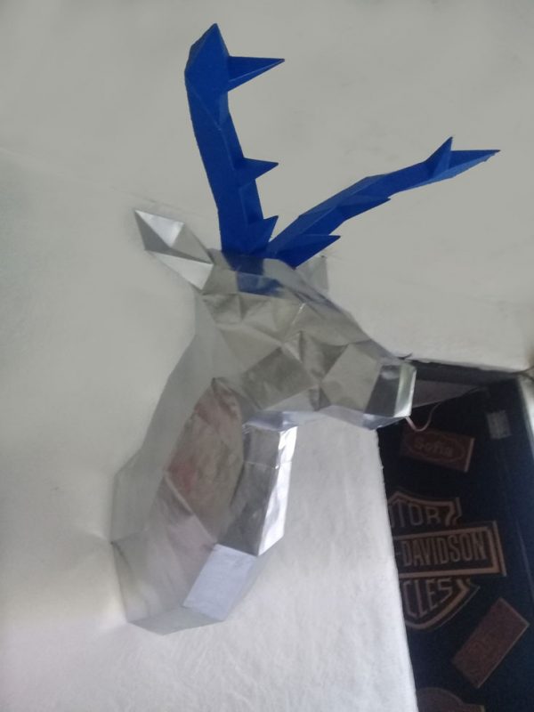 Venado Papercraft Pared decoración - Imagen 2