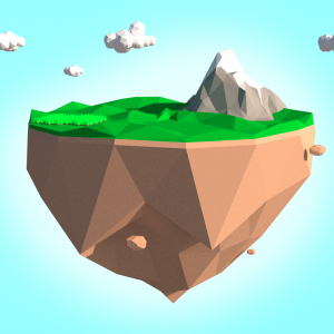 Low Poly Island 3D MODEL ***Precios en dolares***