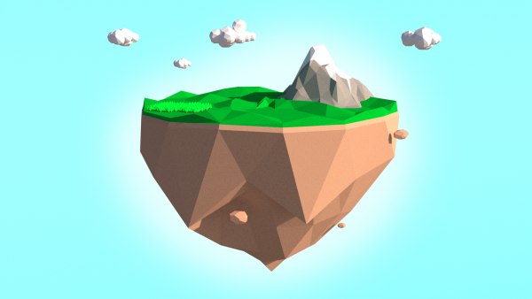 Low Poly Island 3D MODEL ***Precios en dolares***